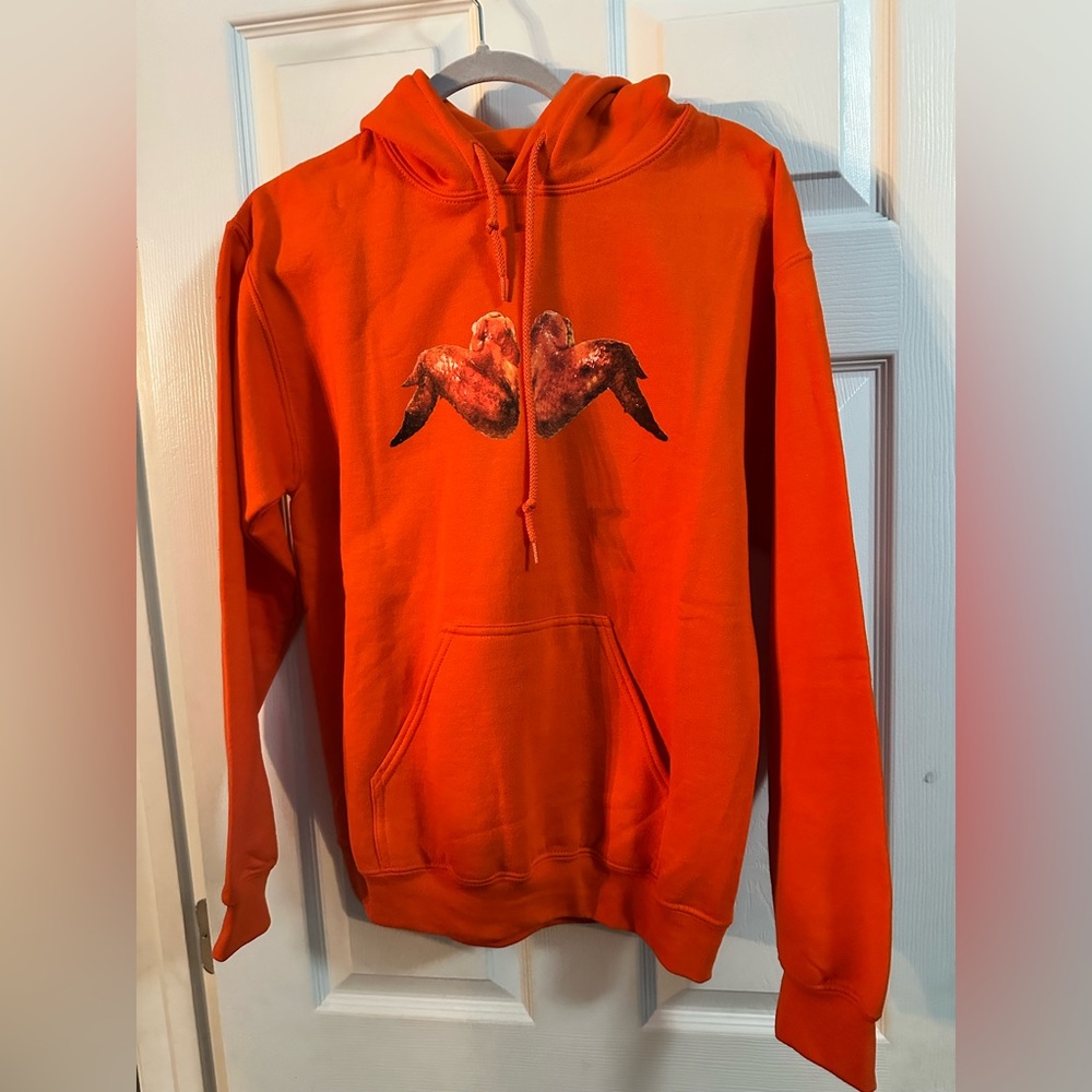 Anti Social Club Orange Hoodie. Brand New No Tags. Never worn.